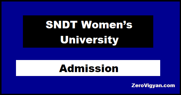 SNDT Women’s University Admission