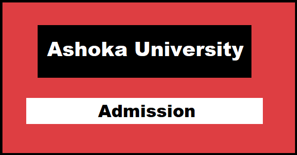 Ashoka University Admission