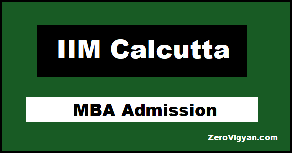 IIM Calcutta MBA Admission