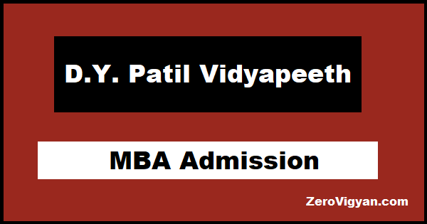 DPU Pune MBA Admission