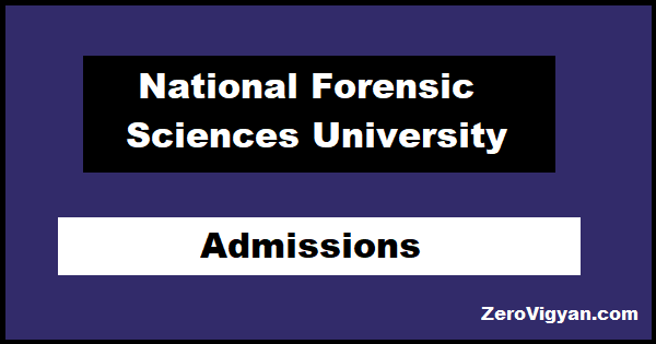 NFSU Gandhinagar Admission