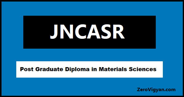 JNCASR PGDMS Admission 2022