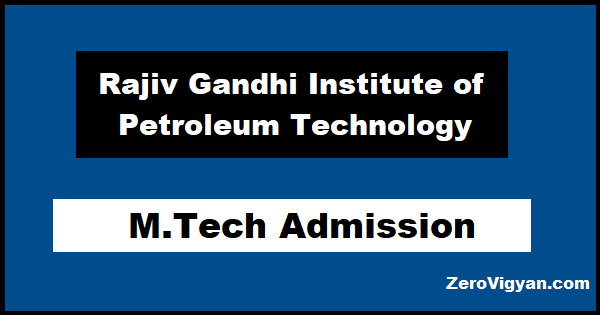 RGIPT MTech Admission