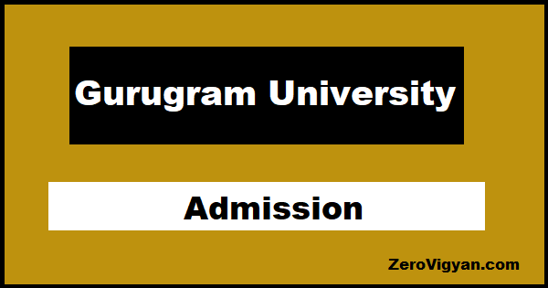 Gurugram University Admission