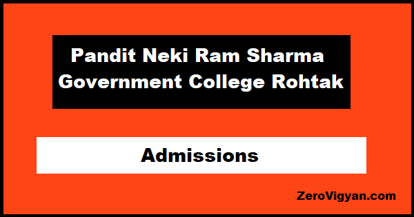 NRS GC Rohtak Admission