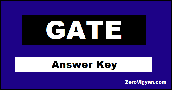 GATE Answer Key