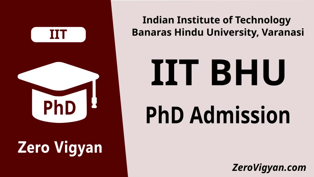 IIT BHU PhD Admission