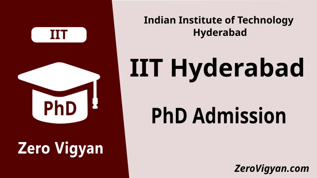 IIT Hyderabad PhD Admission