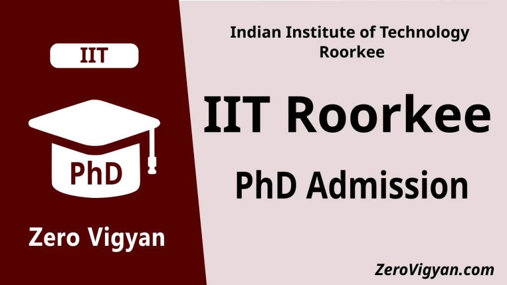 IIT Roorkee PhD Admission