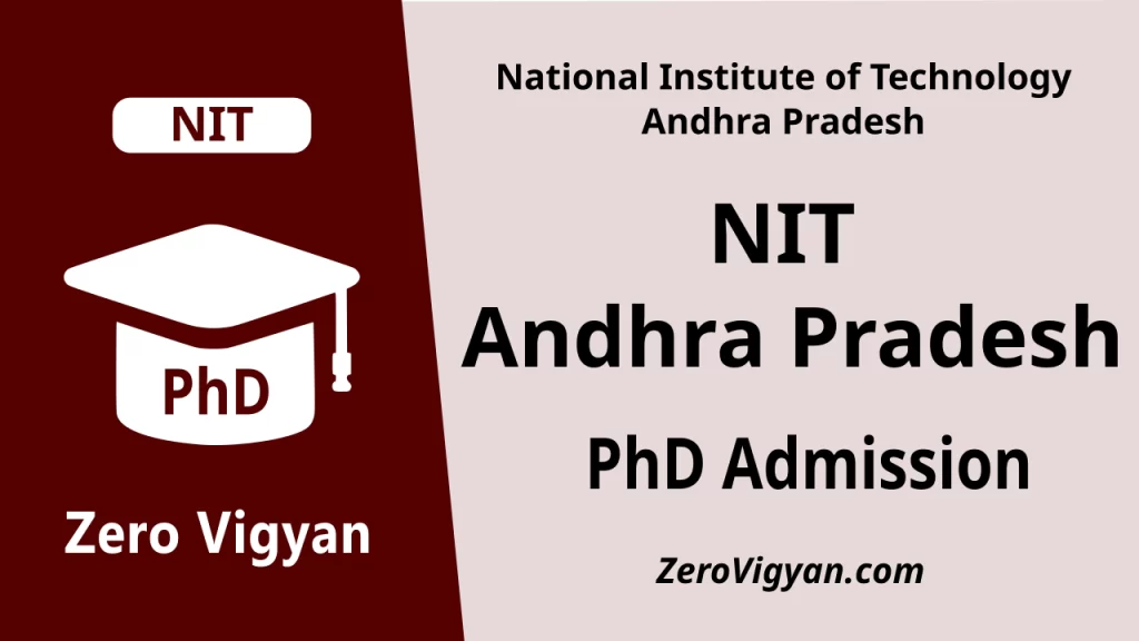 NIT Andhra Pradesh PhD Admission