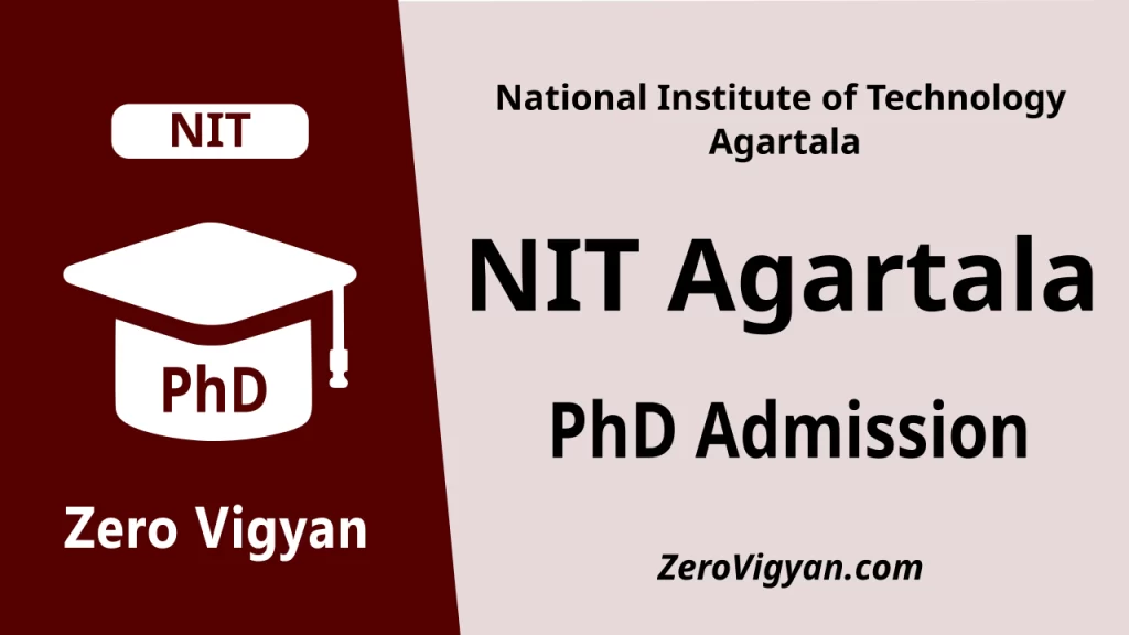 NIT Agartala PhD Admission