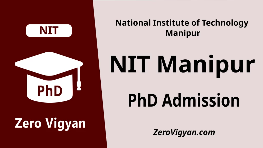 NIT Manipur PhD Admission