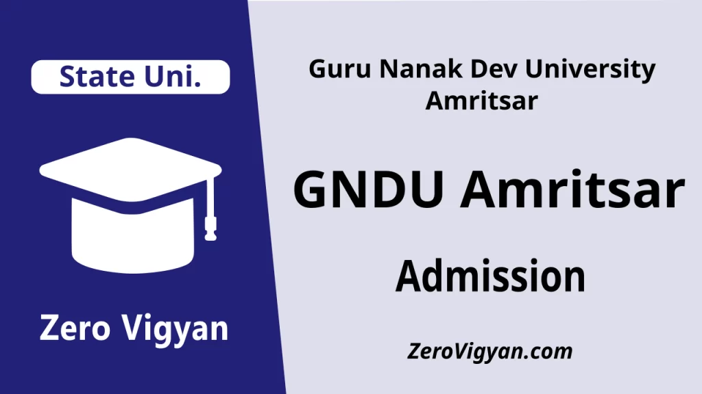 GNDU Amritsar Admission