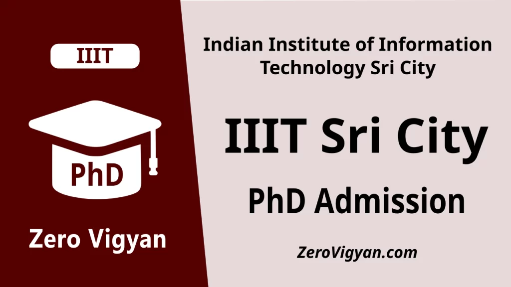 IIIT Sri City PhD Admission
