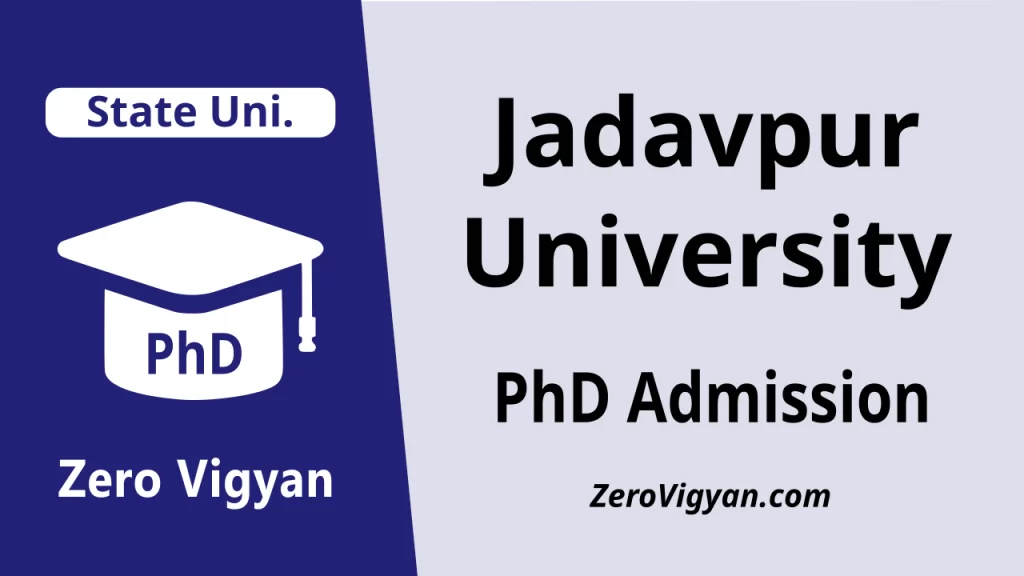 Jadavpur University PhD Admission