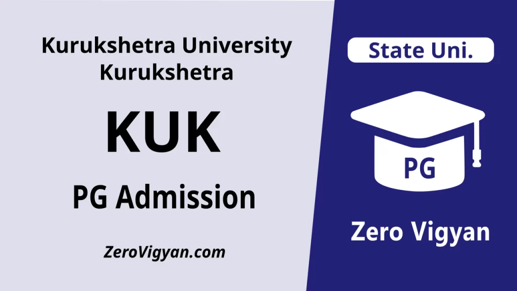 KUK PG Admission