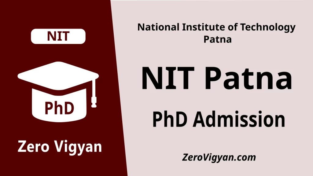 NIT Patna PhD Admission