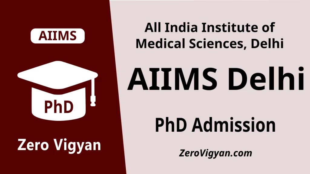 AIIMS Delhi PhD Admission