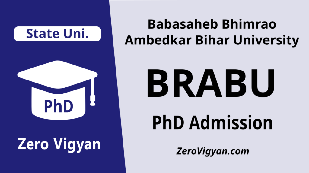 BRABU PhD Admission