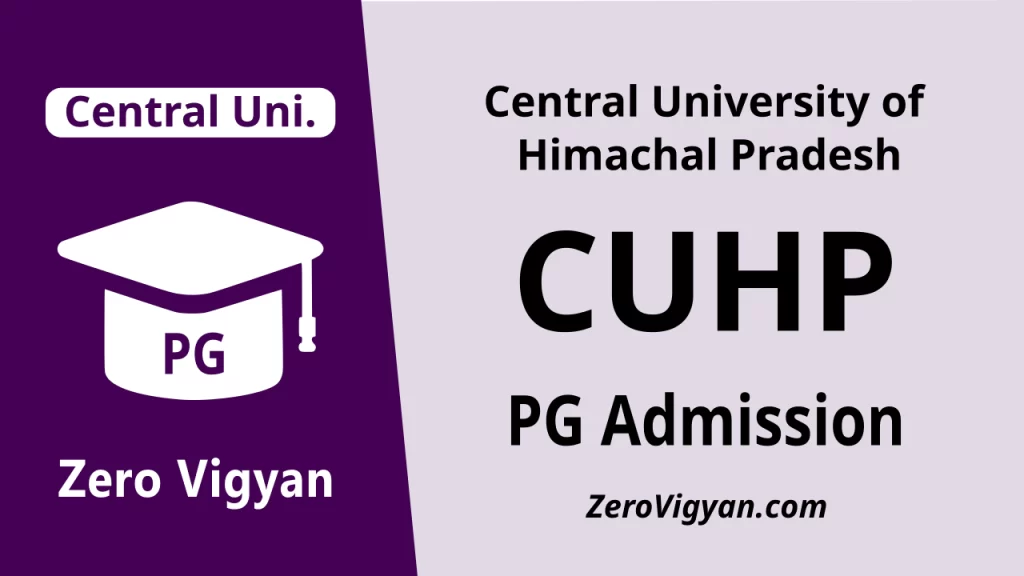 CUHP PG Admission