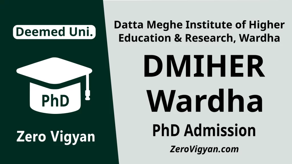 DMIHER Wardha PhD Admission