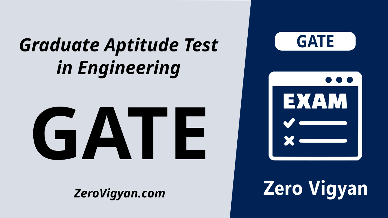 GATE Graduate Aptitude Test in Engineering