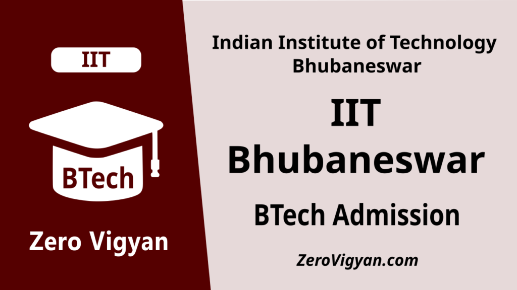 IIT Bhubaneswar BTech Admission