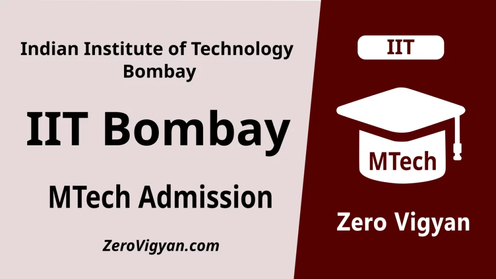 IIT Bombay MTech Admission