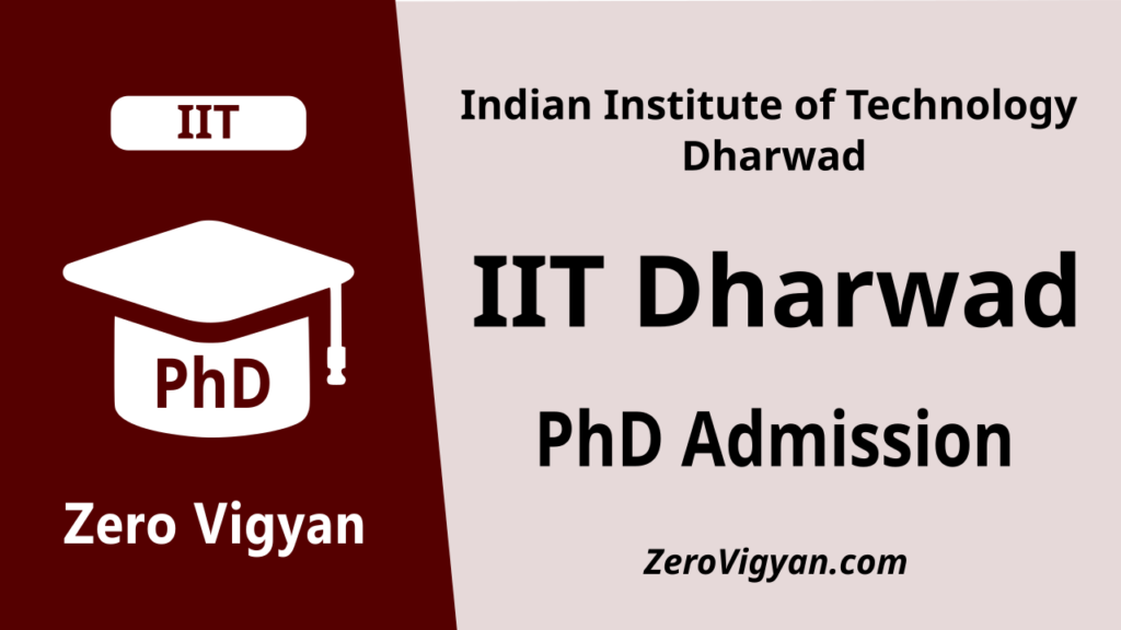 IIT Dharwad PhD Admission