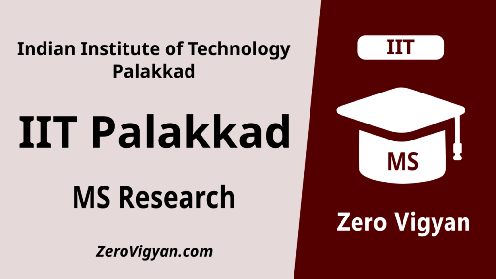 IIT Palakkad MS Research Admission