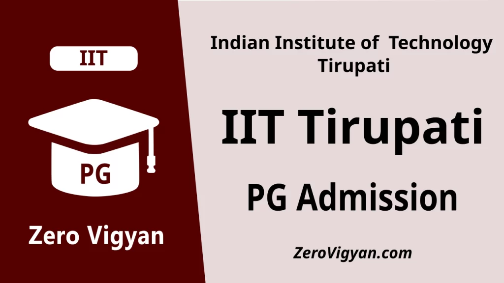 IIT Tirupati PG Admission