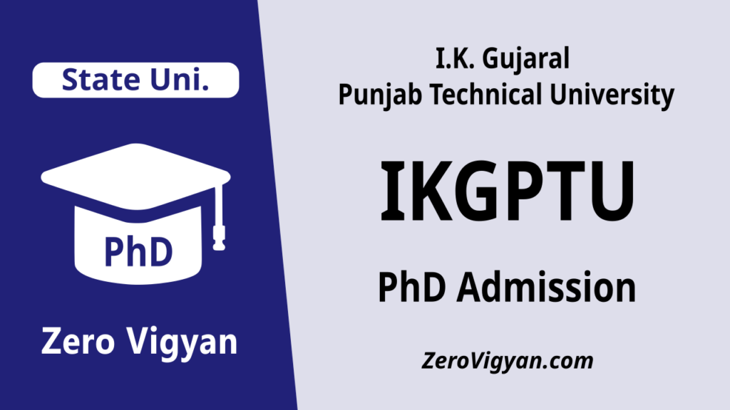 IKGPTU PhD Admission