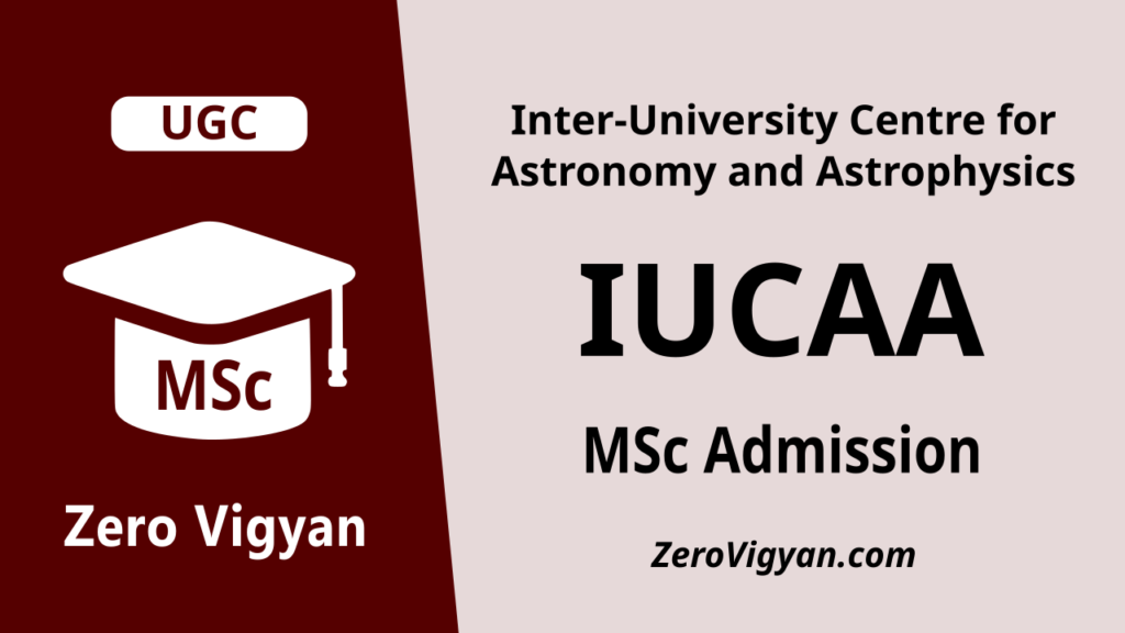 IUCAA MSc Admission