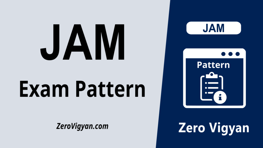 JAM Exam Pattern