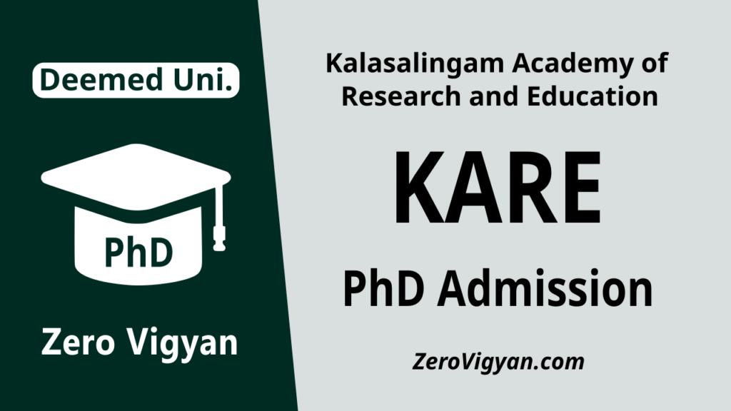 KARE PhD Admission