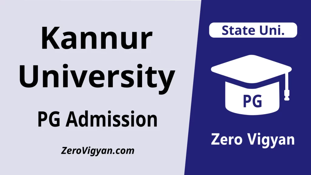 Kannur University PG Admission