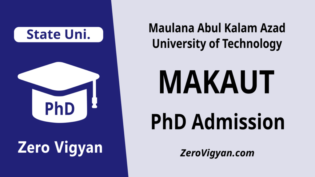 MAKAUT PhD Admission