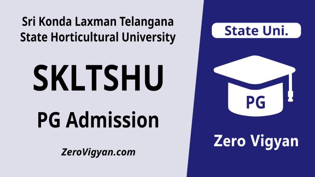 SKLTSHU PG Admission