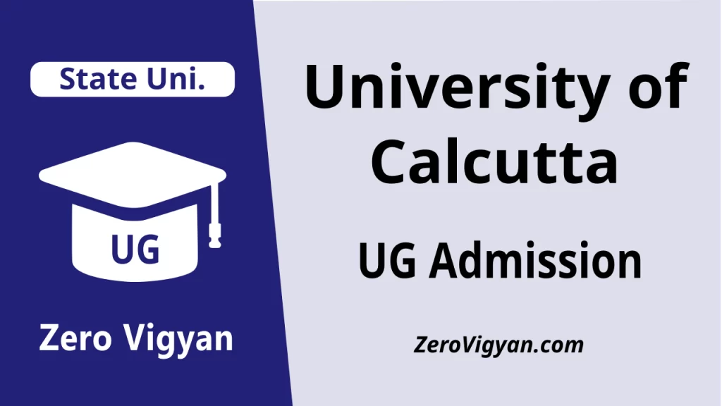 University of Calcutta UG Admission