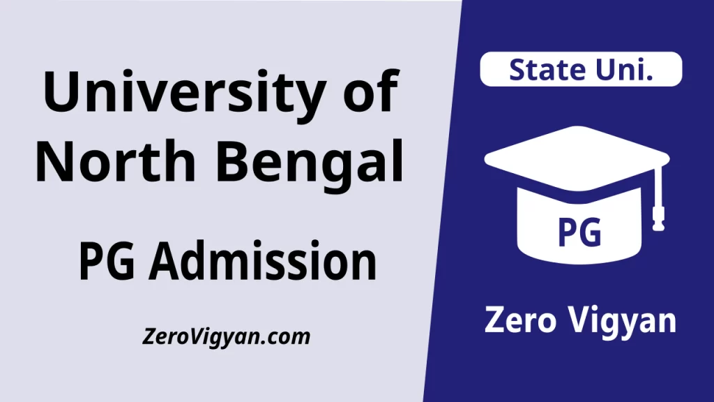 University of North Bengal PG Admission