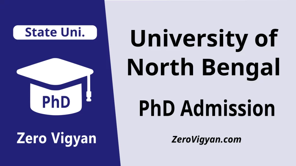 University of North Bengal PhD Admission